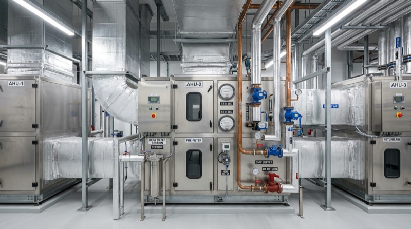 Pharma Air Handling Units and Ductwork