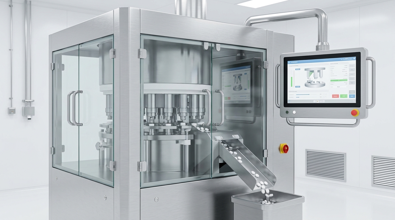 High-Speed Rotary Tablet Press Machine SS316L